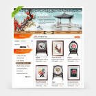湘绣英文网站产品列表页界面设计